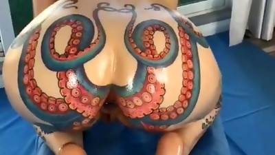Excellent arse octo-pussy